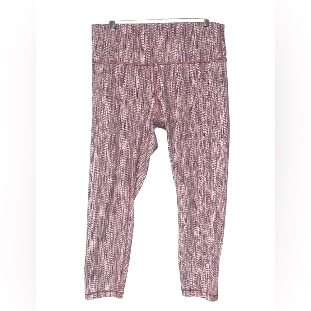 Lululemon Sz 14 Wunder Under HR 7/8
Tight;  Color: Antique Bark Copper Coil